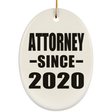 Attorney Since 2020 - Oval Ornament