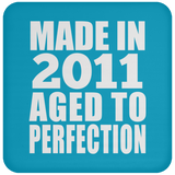 13th Birthday Made In 2011 Aged to Perfection - Drink Coaster