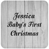 Jessica Baby's First Christmas - Drink Coaster F