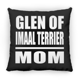 Glen Of Imaal Terrier Mom - Throw Pillow Black