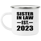 Sister In Law Established EST. 2023 - 12oz Camping Mug
