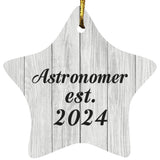 Astronomer Established Est. 2024 - Star Ornament F