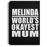 Melinda World's Okayest Mum - Canvas Portrait