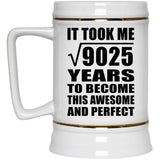 95th Birthday Took Square Root of 9025 Years To Awesome - Beer Stein