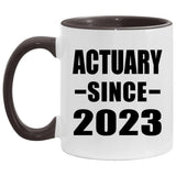 Actuary Since 2023 - 11oz Accent Mug Black