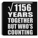 34th Anniversary Square Root of 1156 Years Who's Counting - Canvas Square