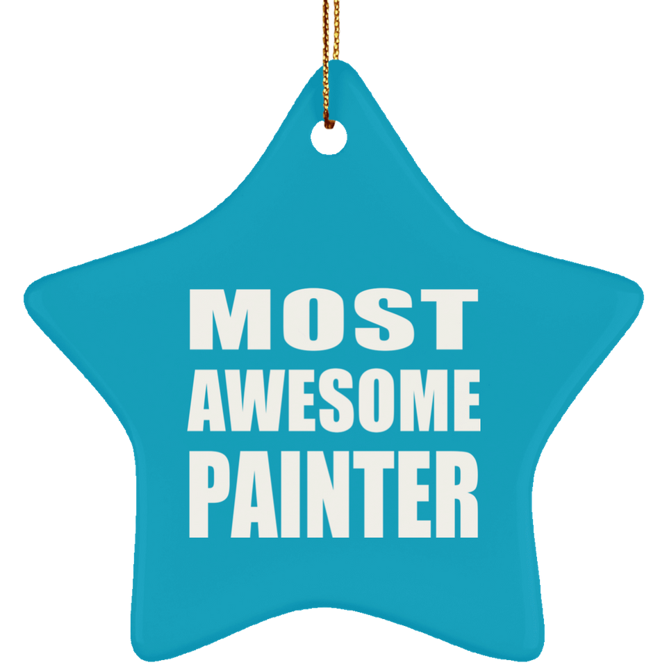 Most Awesome Painter - Star Ornament