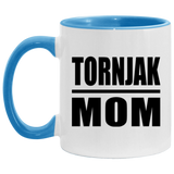 Tornjak Mom - 11oz Accent Mug Blue