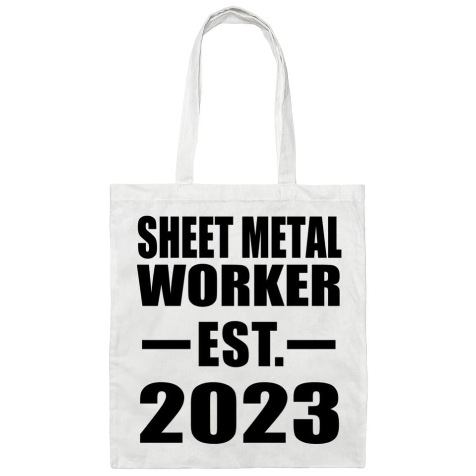 Sheet Metal Worker Established EST. 2023 - Tote Bag White