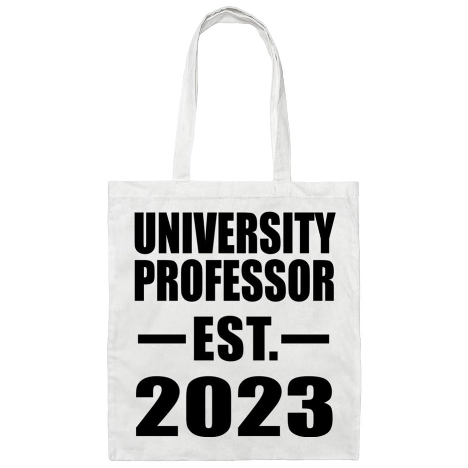 University Professor Established EST. 2023 - Tote Bag White