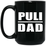 Puli Dad - 15oz Coffee Mug Black