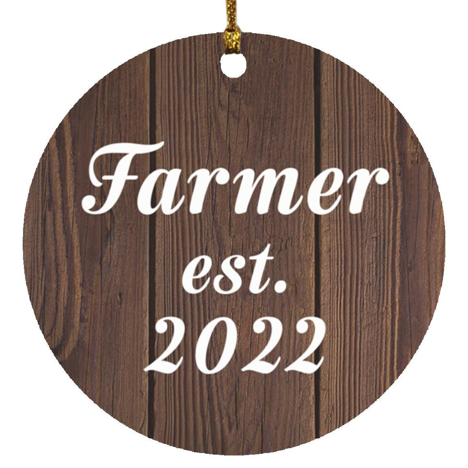 Farmer Established Est. 2022 - Circle Ornament D
