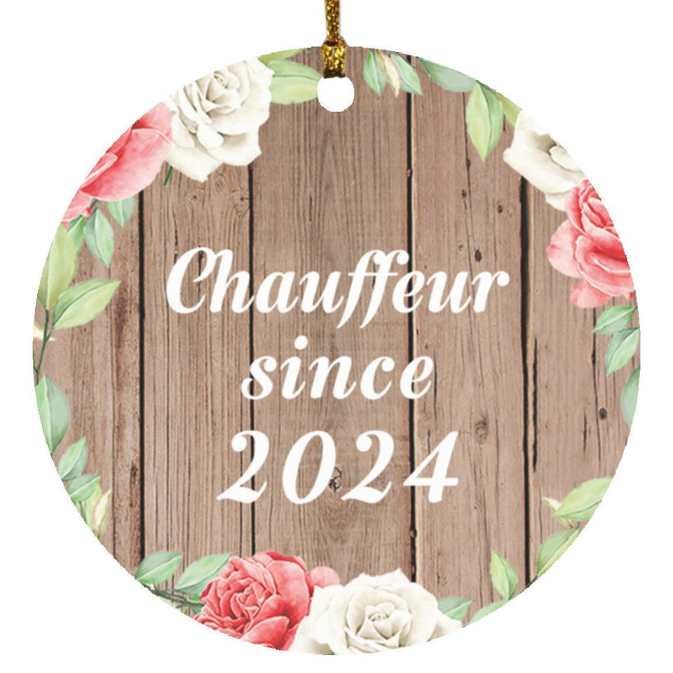 Chauffeur Since 2024 - Circle Ornament B