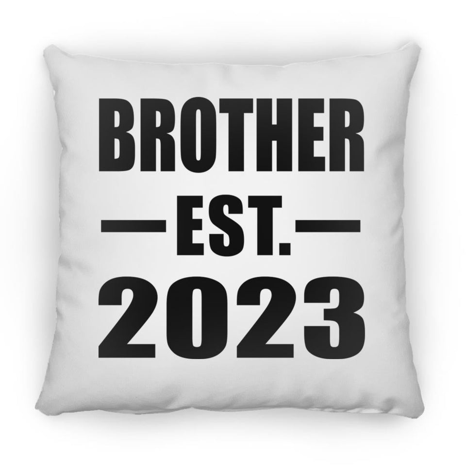 Brother Established EST. 2023 - Throw Pillow