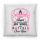 Grandmother Is An Angel Takes You Under Her Wings - Throw Pillow