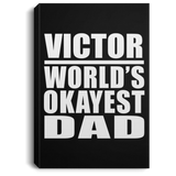 Victor World's Okayest Dad - Canvas Portrait
