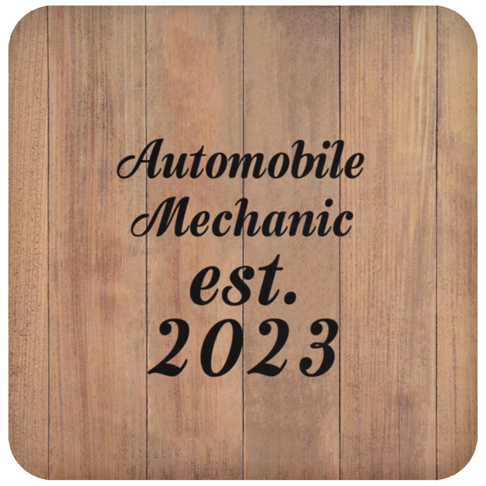 Automobile Mechanic Established Est. 2023 - Drink Coaster C
