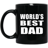 World's Best Dad - 11 Oz Coffee Mug Black
