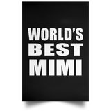 World's Best Mimi - Poster Portrait
