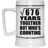 26th Anniversary Square Root of 676 Years Who's Counting - Beer Stein