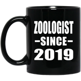 Zoologist Since 2019 - 11oz Coffee Mug Black