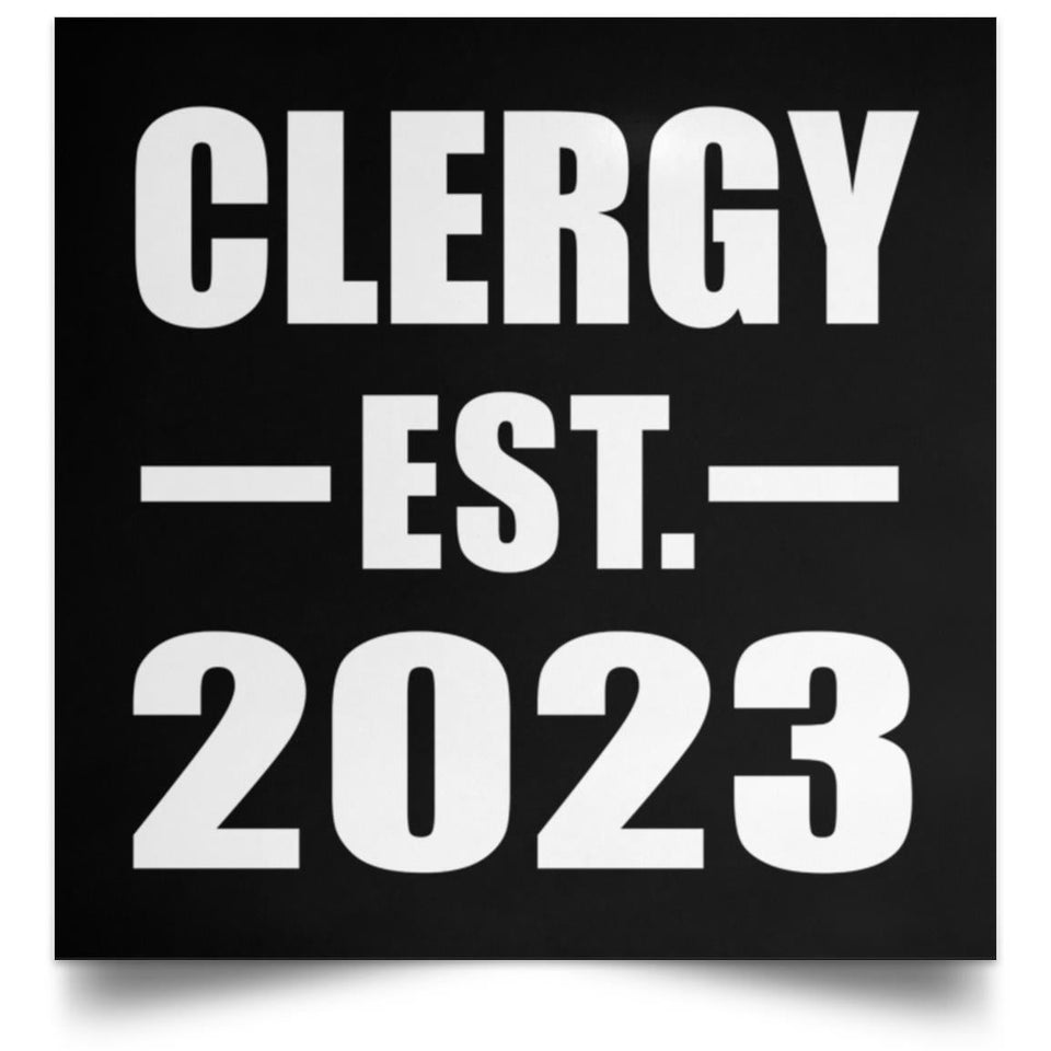 Clergy Established EST. 2023 - Poster Square
