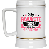 My Favorite People Call Me Grandma - Beer Stein
