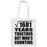 41st Anniversary Square Root of 1681 Years Who's Counting - Tote Bag White