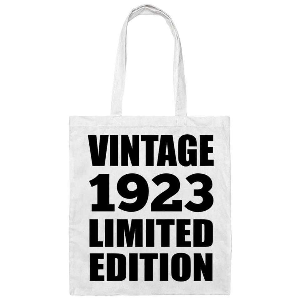101st Birthday Vintage 1923 Limited Edition - Tote Bag White