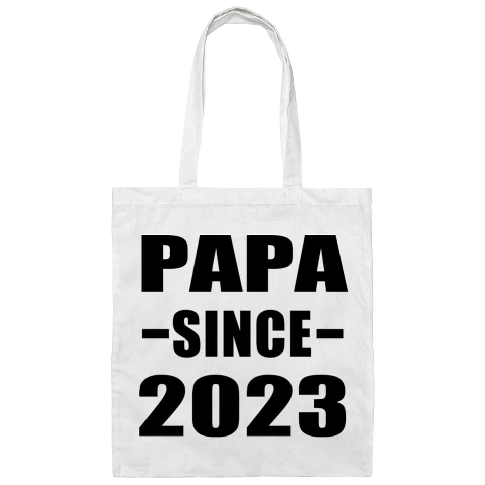 Papa Since 2023 - Tote Bag White