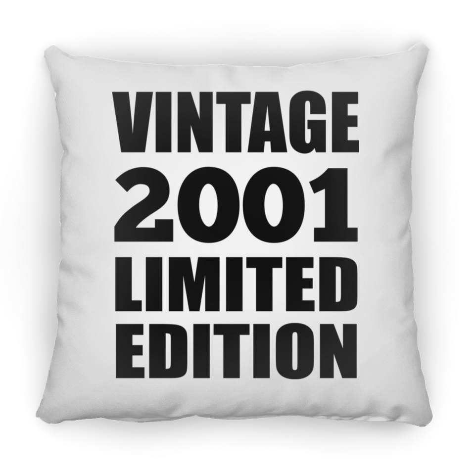 23rd Birthday Vintage 2001 Limited Edition - Throw Pillow