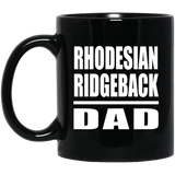 Rhodesian Ridgeback Dad - 11oz Coffee Mug Black