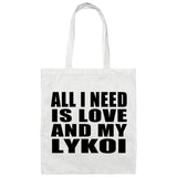 All I Need Is Love And My Lykoi - Tote Bag White