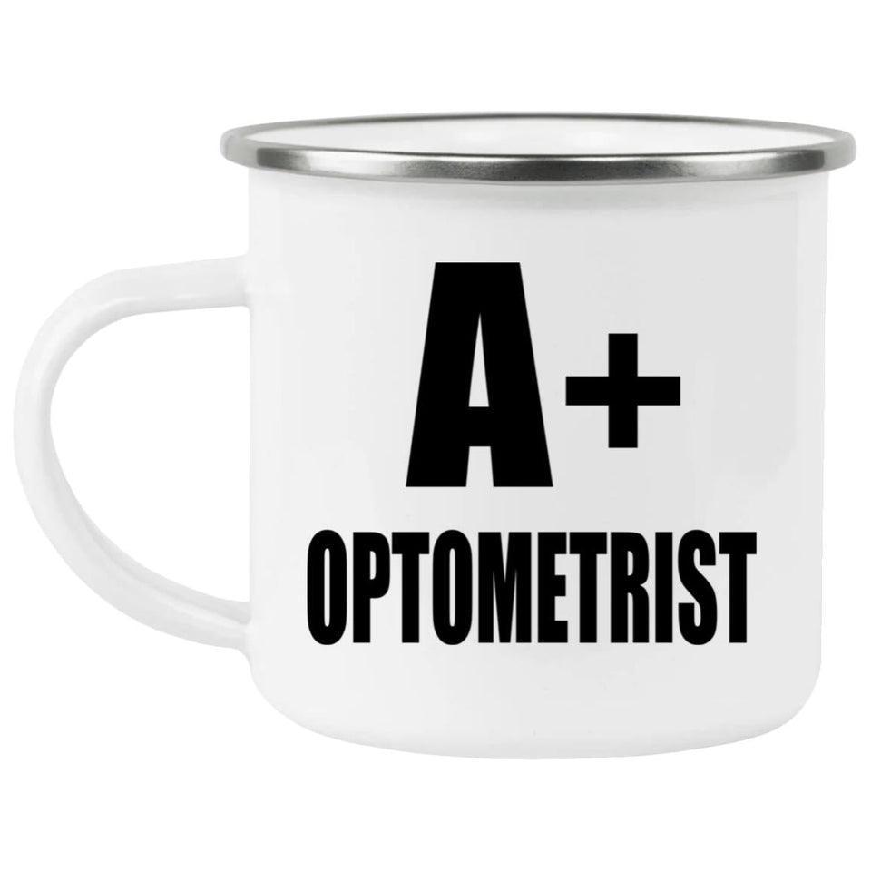 A+ Optometrist - 12oz Camping Mug