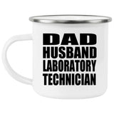 Dad Husband Laboratory Technician - 12oz Camping Mug