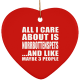 All I Care About Is Norrbottenspets - Heart Ornament