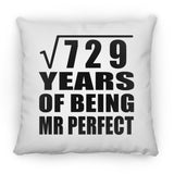 27th Anniversary Square Root of 729 Years of Mr Perfect - Throw Pillow