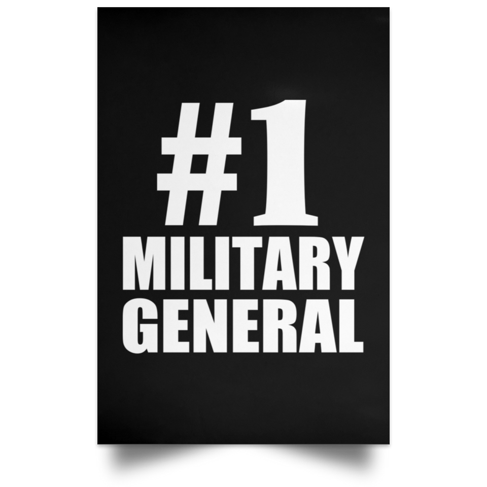Number One #1 Military General - Poster Portrait