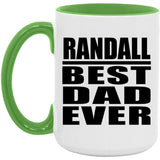 Randall Best Dad Ever - 15oz Accent Mug Green