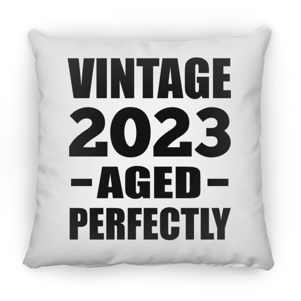 1st Birthday Vintage 2023 Aged Perfectly - Throw Pillow