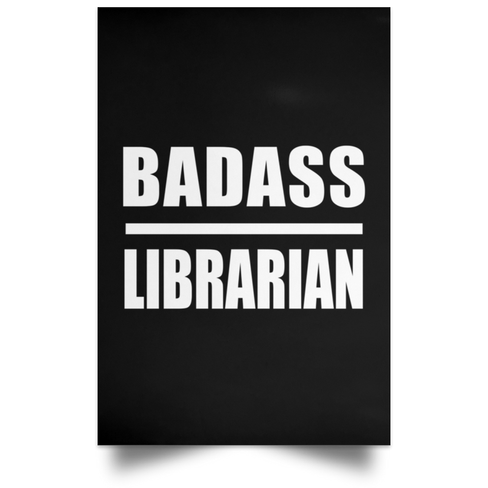 Badass Librarian - Poster Portrait