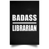 Badass Librarian - Poster Portrait