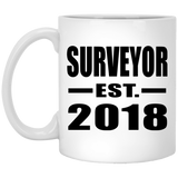 Surveyor Established EST. 2018 - 11 Oz Coffee Mug