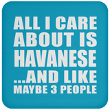 All I Care About Is Havanese - Drink Coaster