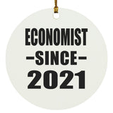 Economist Since 2021 - Circle Ornament