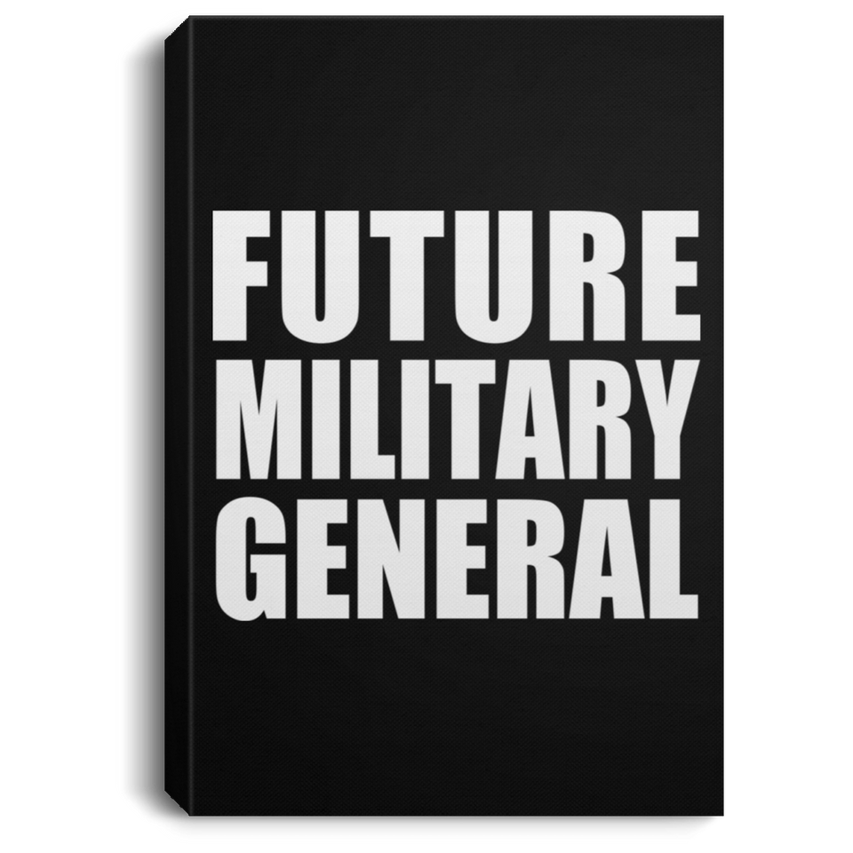 Future Military General - Canvas Portrait