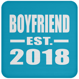Boyfriend Established EST. 2018 - Drink Coaster