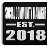 Social Community Manager Established EST. 2018 - Canvas Square