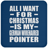 All I Want For Christmas Is My German Wirehaired Pointer - Coaster