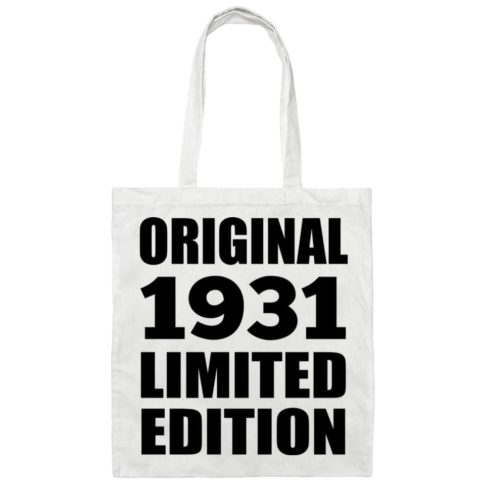93rd Birthday Original 1931 Limited Edition - Tote Bag White